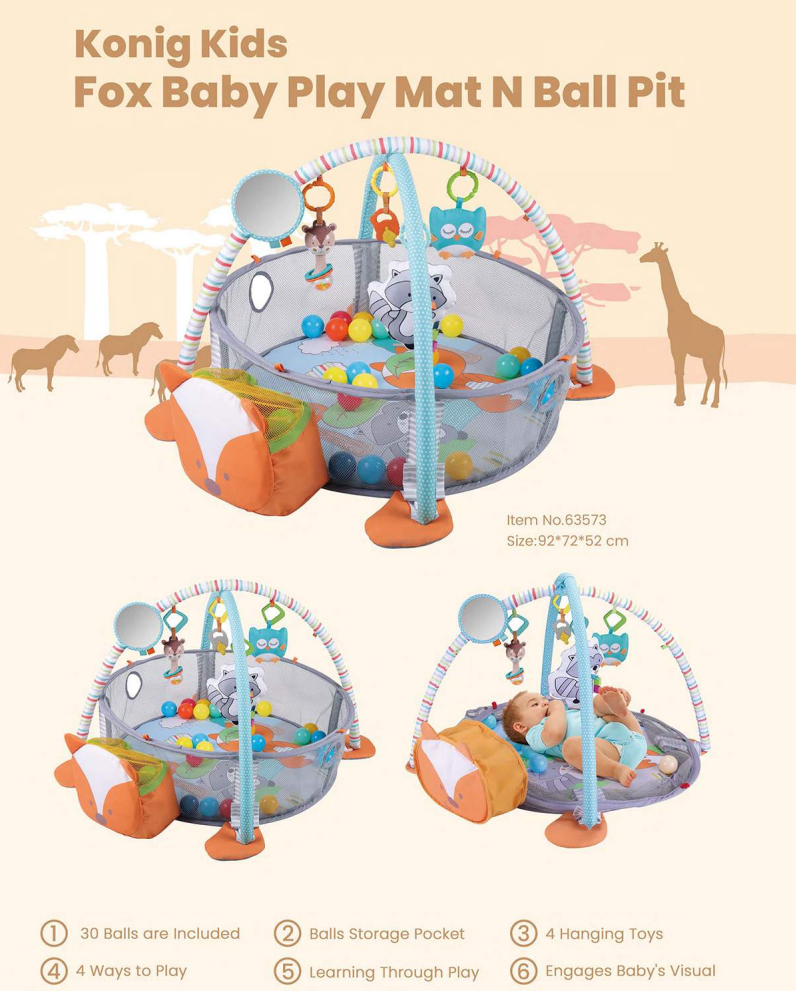 3 in 1 Baby Play Gym With Ocean Balls view 4
