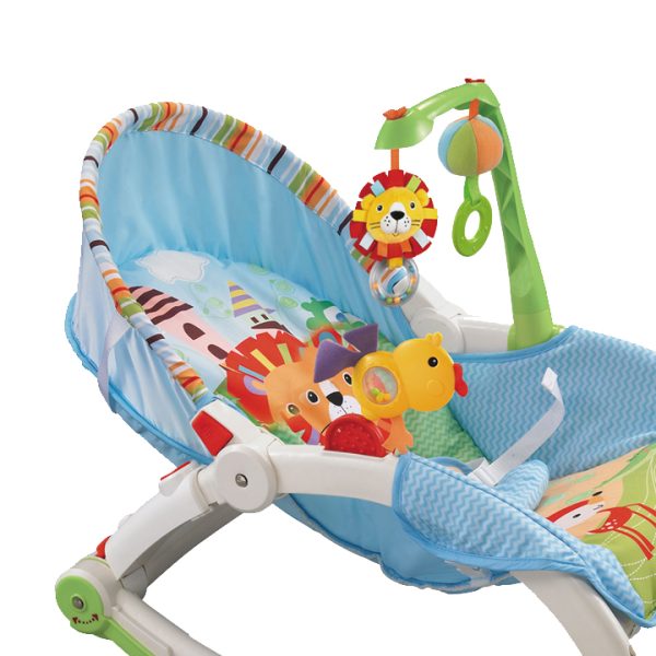 SafariNest™ 3-in-1 Baby Rocker & Activity Seat