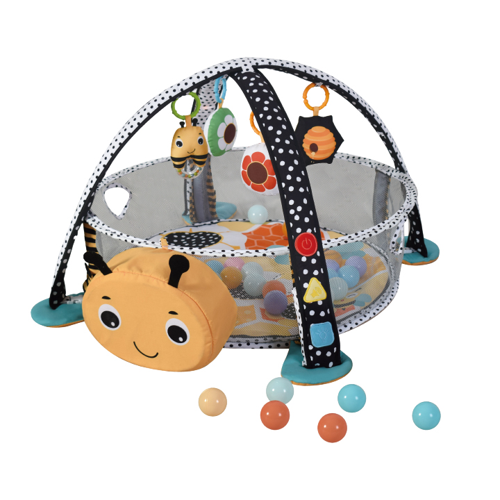 MonoBee™ High-Contrast Baby Activity Gym — Design 1