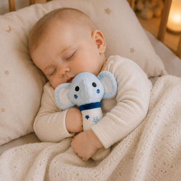 BlueMilo™ Elephant Rattle Plush