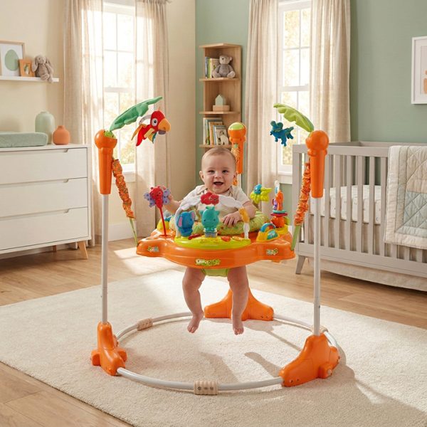 JungleBounce™ 360° Baby Activity Jumper – Sunset Edition