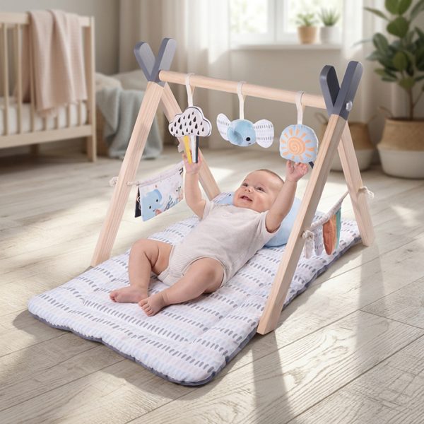 OceanNest™ Wooden Baby Activity Gym