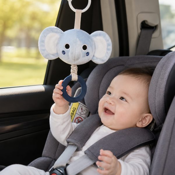 BlueMilo™ Elephant Teether Plush view 4